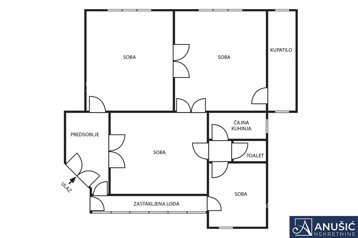 Trosoban stan | 4zida
