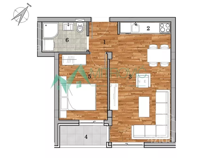 Dvosoban stan | 4zida