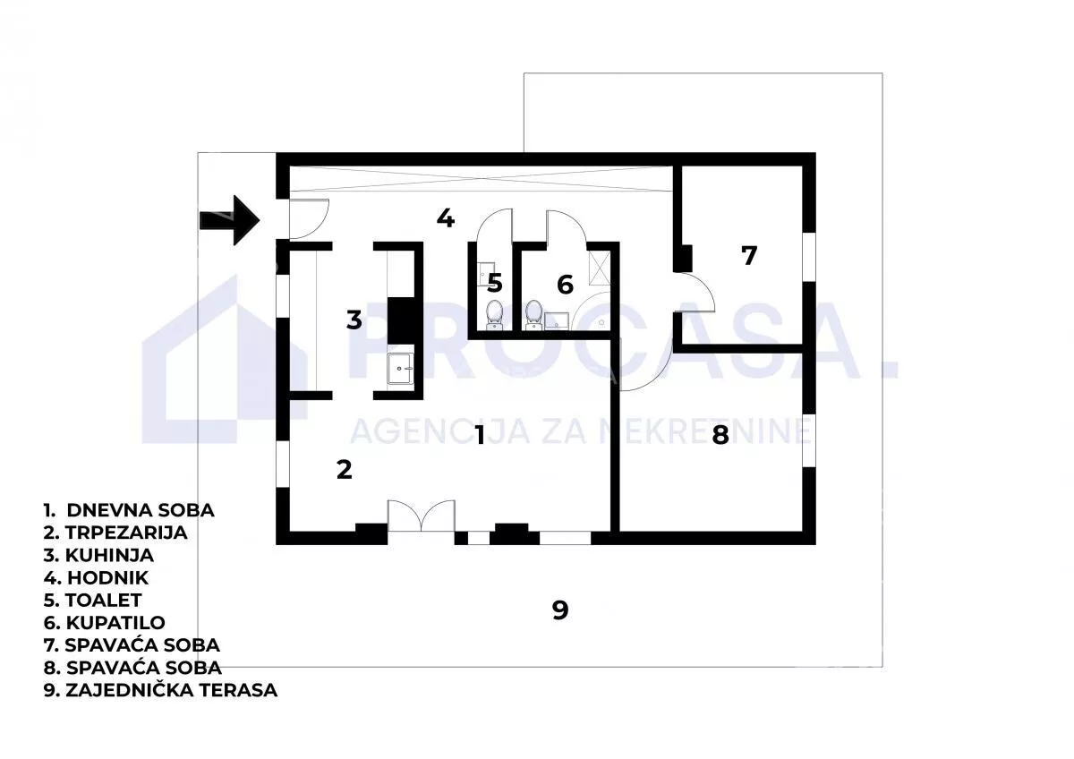 Trosoban stan | 4zida