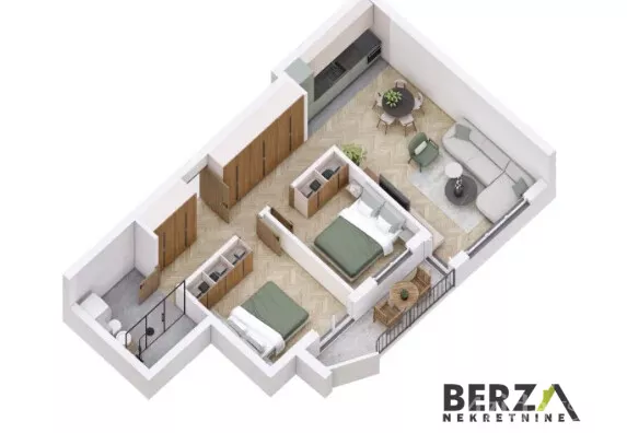 Trosoban stan | 4zida