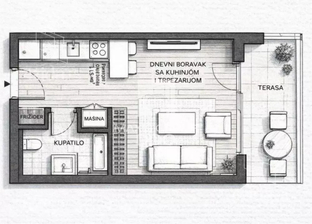 Dvosoban stan | 4zida