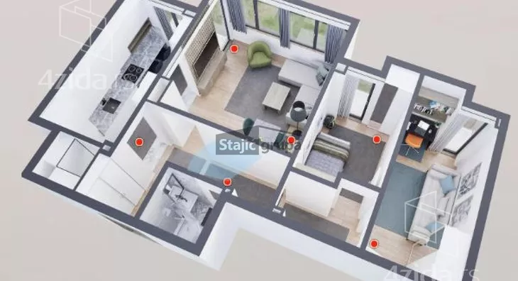 Dvoiposoban stan | 4zida