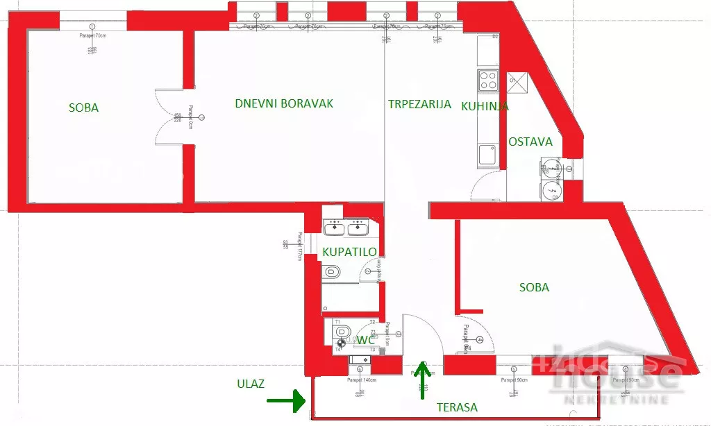 Trosoban stan | 4zida
