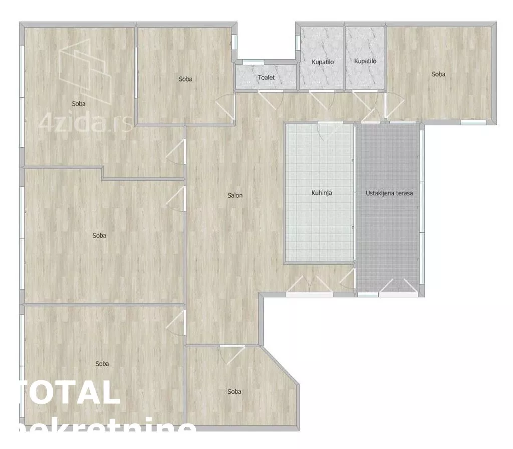 Petosoban stan | 4zida