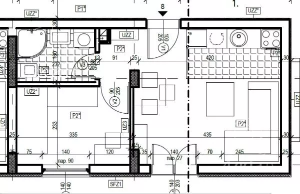 Jednoiposoban stan | 4zida