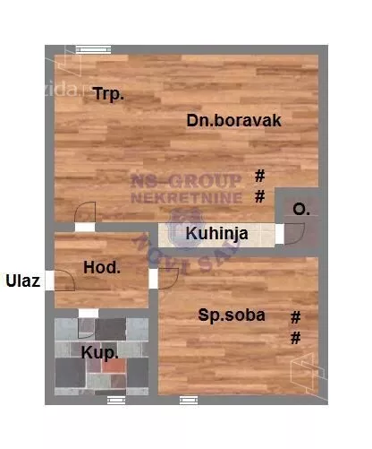 Dvosoban stan | 4zida