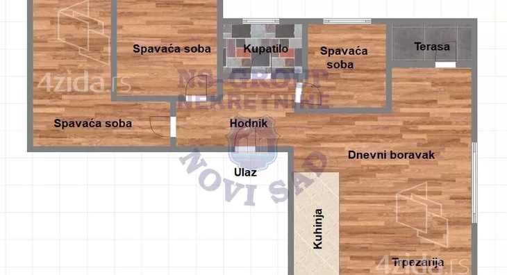 Troiposoban stan | 4zida