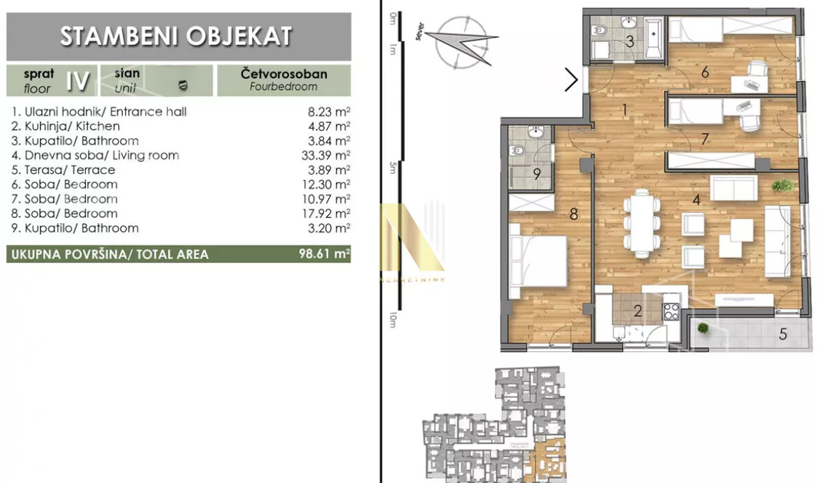 Četvorosoban stan | 4zida