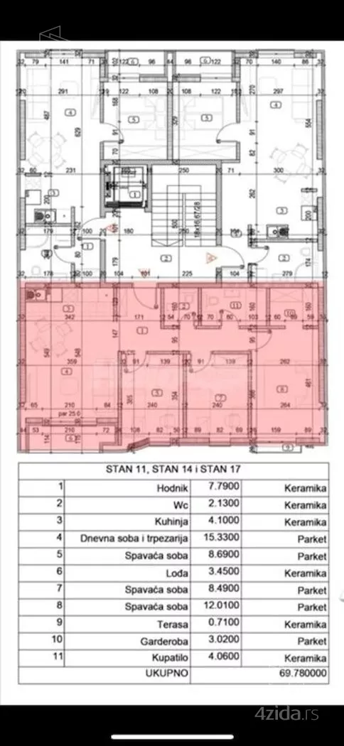 Troiposoban stan | 4zida