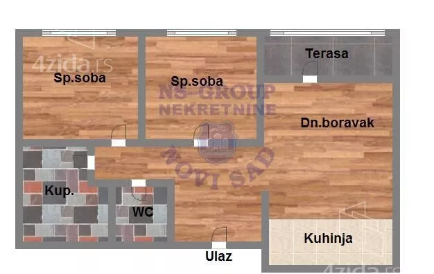 Trosoban stan | 4zida