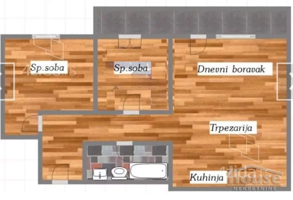 Dvoiposoban stan | 4zida
