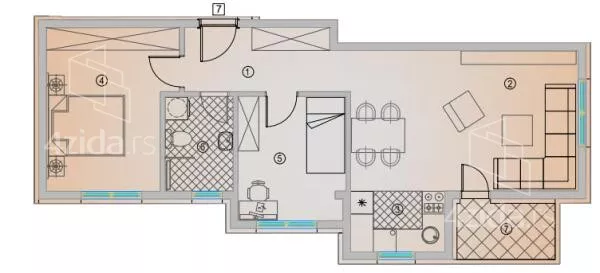 Dvoiposoban stan | 4zida