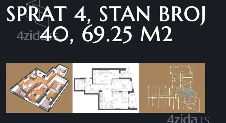 Dvosoban stan | 4zida