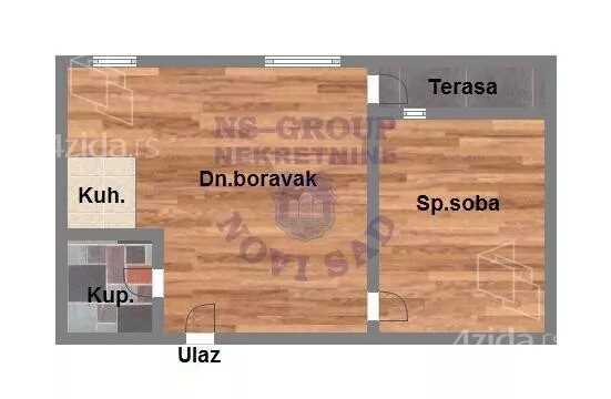 Jednoiposoban stan | 4zida