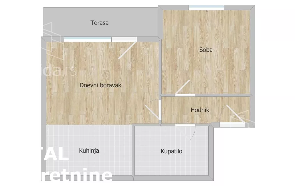 Jednoiposoban stan | 4zida