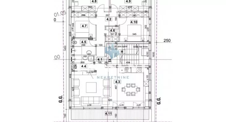 Četvoroiposoban stan | 4zida