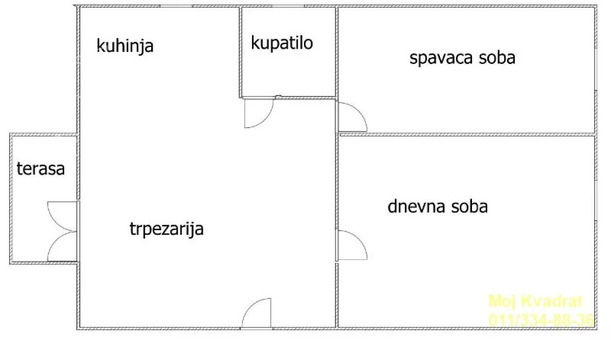 Petosoban stan | 4zida