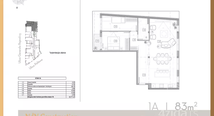 Trosoban stan | 4zida