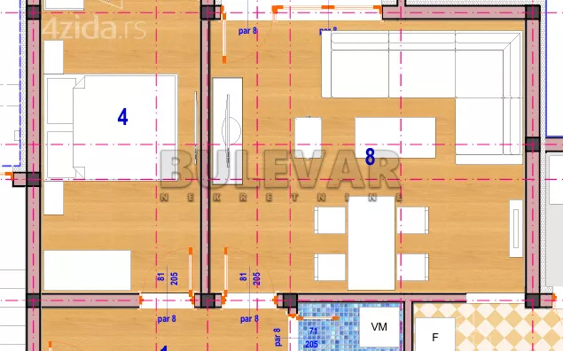 Dvosoban stan | 4zida