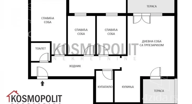Četvorosoban stan | 4zida