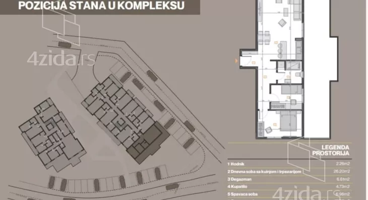 Jednosoban stan | 4zida