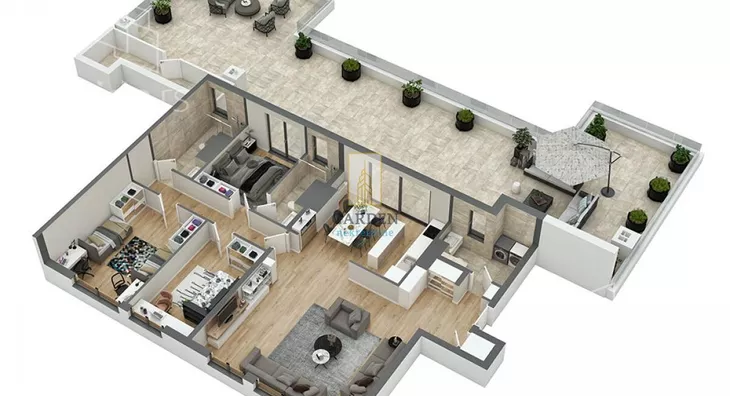 Četvoroiposoban stan | 4zida