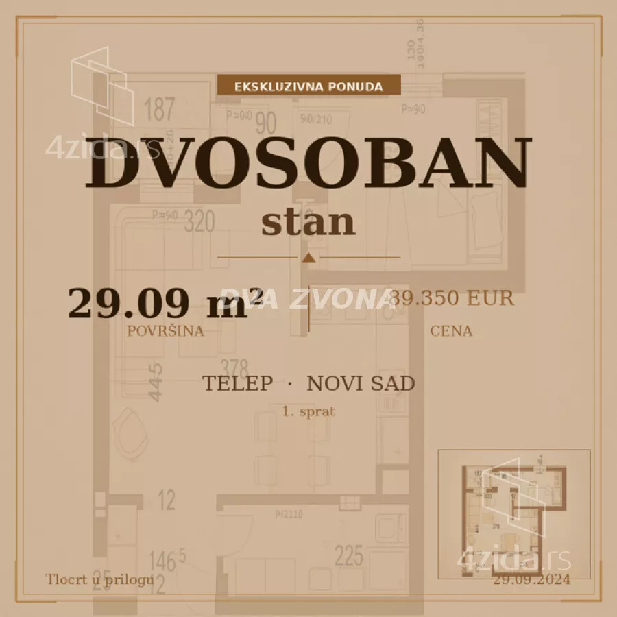 Dvosoban stan | 4zida