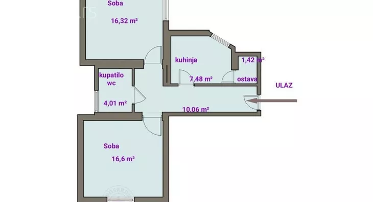 Dvosoban stan | 4zida
