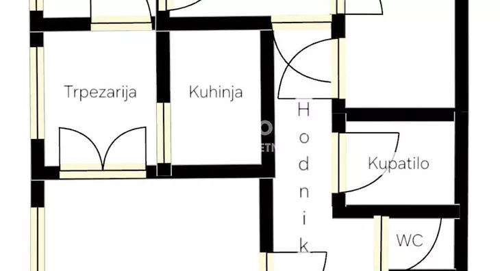 Trosoban stan | 4zida