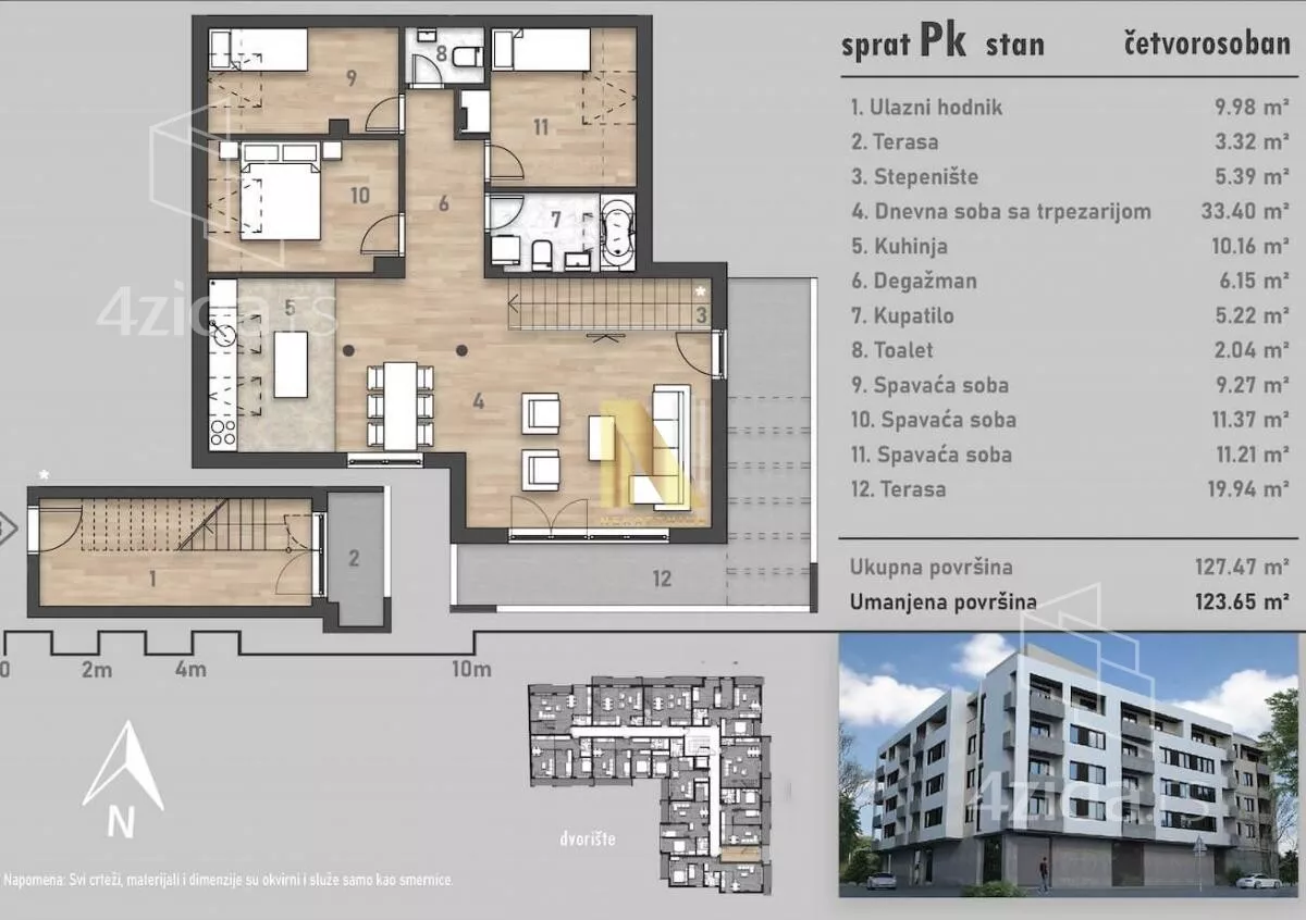 Četvorosoban stan | 4zida