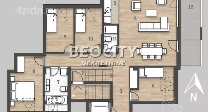 Petosoban stan | 4zida