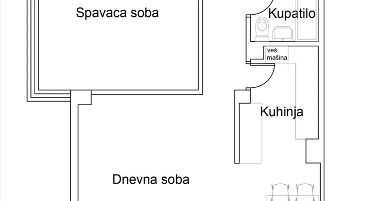 Dvosoban stan | 4zida