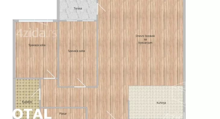 Dvoiposoban stan | 4zida