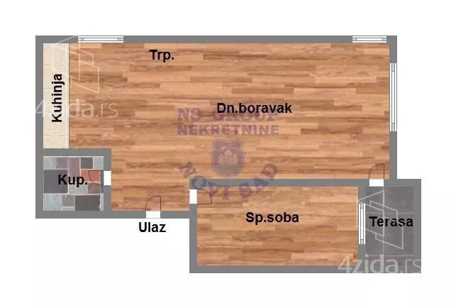 Jednoiposoban stan | 4zida