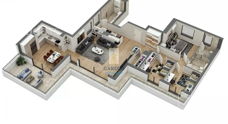 Petosoban stan | 4zida