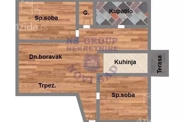 Trosoban stan | 4zida