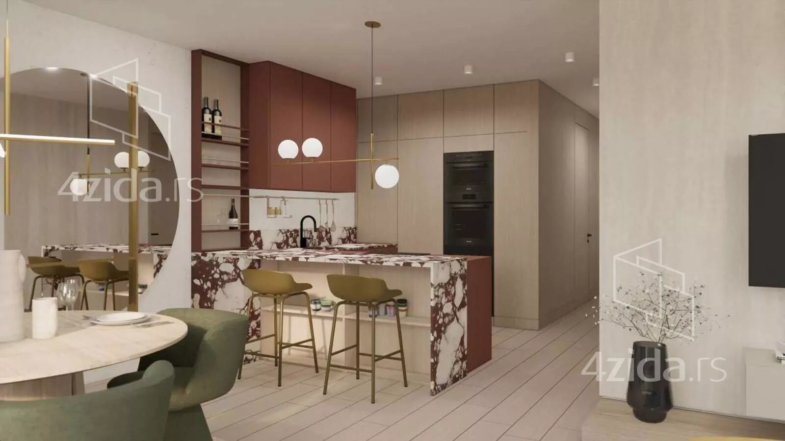 Trosoban stan | 4zida