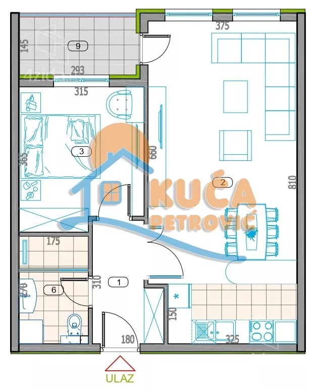 Dvosoban stan | 4zida