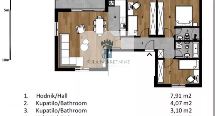 Troiposoban stan | 4zida