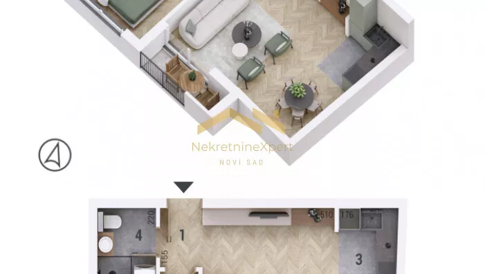 Dvosoban stan | 4zida