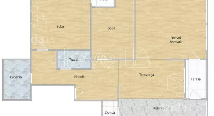 Trosoban stan | 4zida