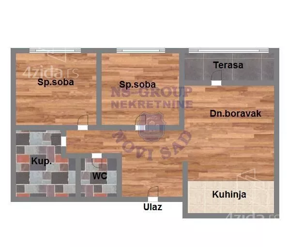 Trosoban stan | 4zida