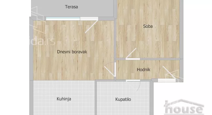Jednoiposoban stan | 4zida