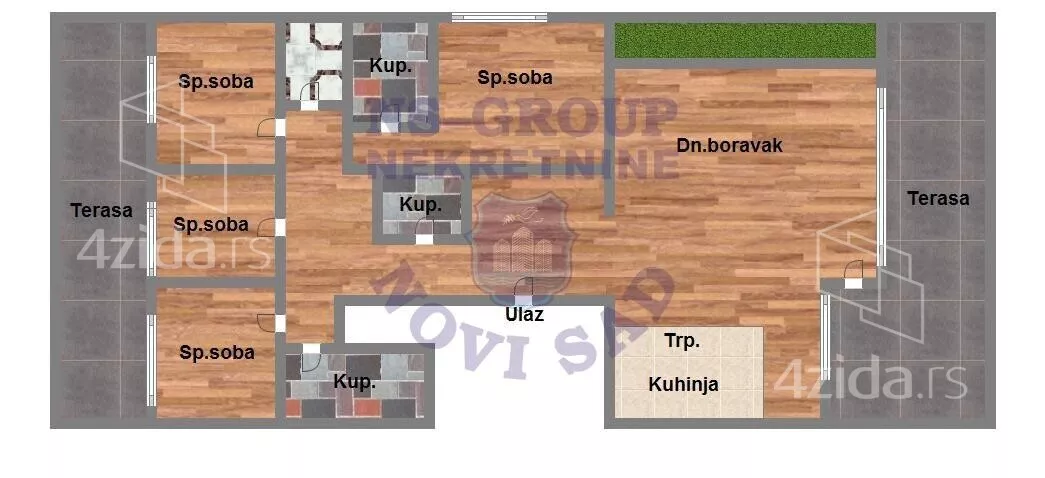Petosoban stan | 4zida
