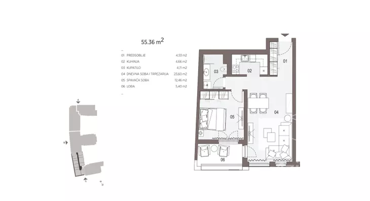 Dvosoban stan | 4zida