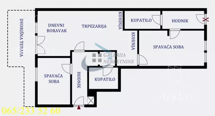 Trosoban stan | 4zida