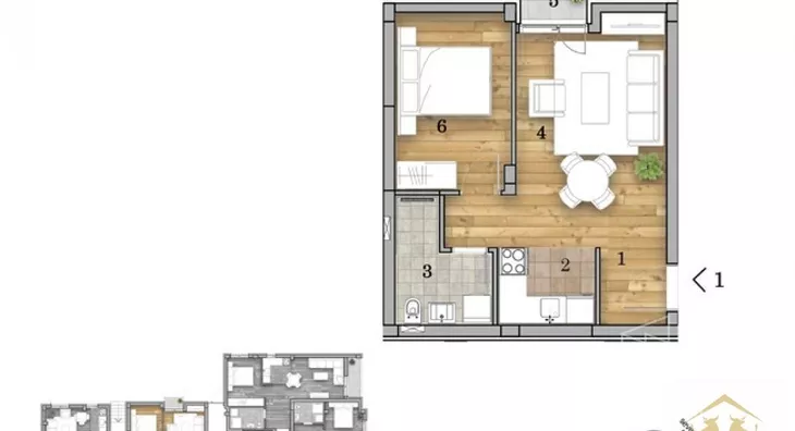 Dvosoban stan | 4zida