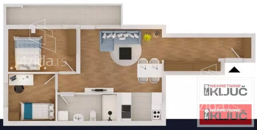 Dvoiposoban stan | 4zida