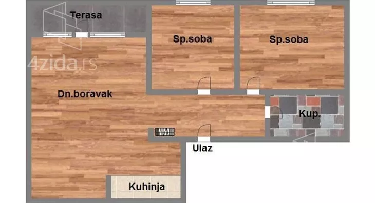 Trosoban stan | 4zida