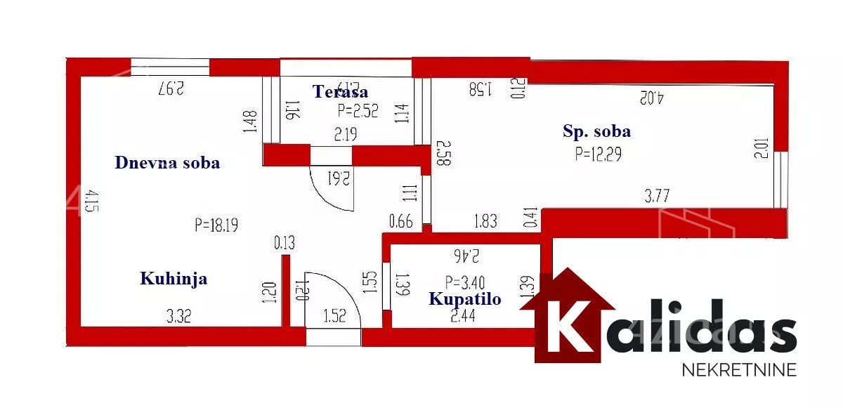 Jednoiposoban stan | 4zida